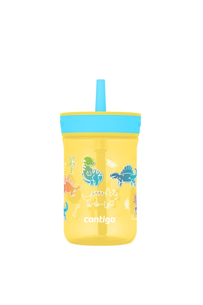 Kids’ Leighton Straw Tumbler with Spill-Proof Leak-Proof Lid, 14oz V3
