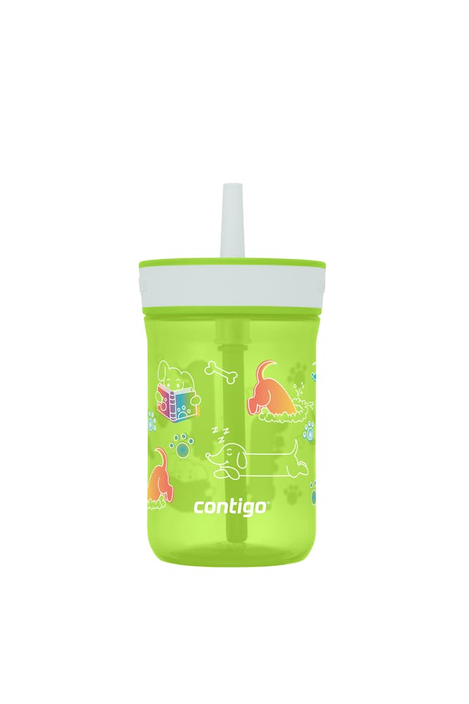 Kids’ Leighton Straw Tumbler with Spill-Proof Leak-Proof Lid, 14oz V3
